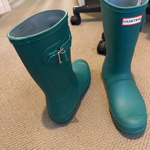 Hunter Teal Waterproof Boots - Picture 4 of 10